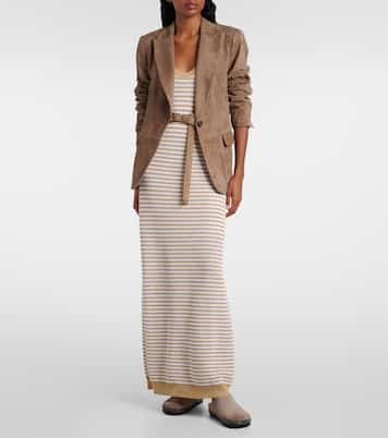 Monili suede clogs | Brunello Cucinelli