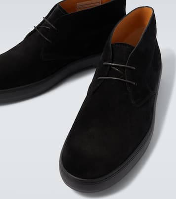 Suede lace-up boots | Tod's