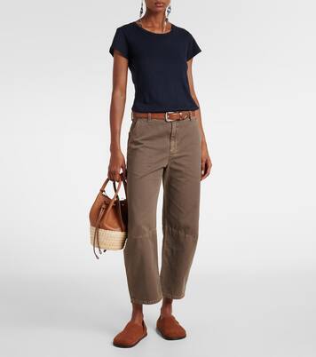 Pantalon ample Alexis en sergé de coton | Velvet