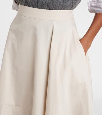 Desy cotton poplin midi skirt | 'S Max Mara