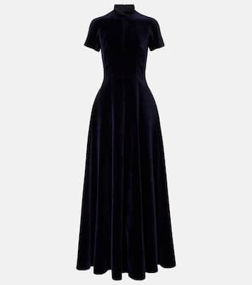 Malinda cotton velvet gown | Emilia Wickstead