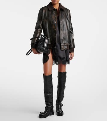 Robe en satin de soie mélangée | Dolce&Gabbana