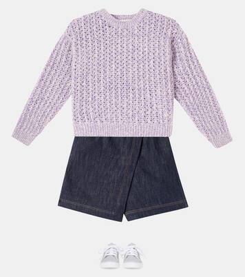 Pullover in misto lana, cashmere e mohair | Brunello Cucinelli Kids