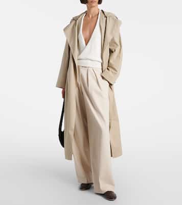Trench-coat en coton  | Aya Muse