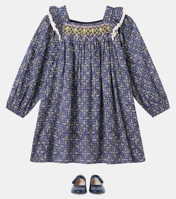 Abito Martina in cotone con pizzo | Louise Misha