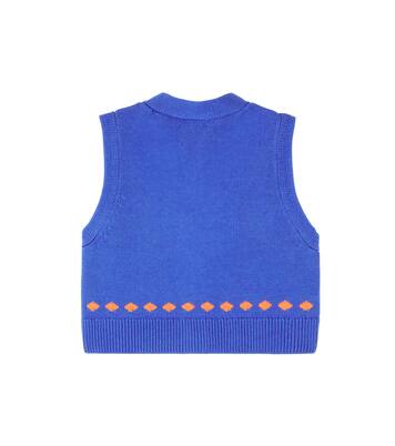 Rabbits cotton and wool sweater vest | Tinycottons