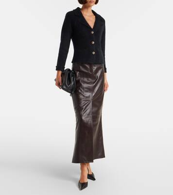 High-Rise-Maxirock aus Leder | Dorothee Schumacher