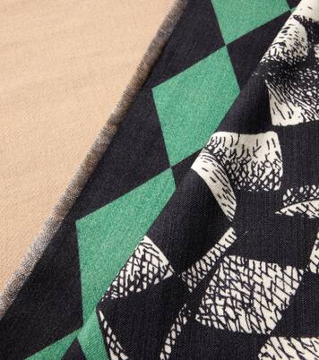 High Fidelity argyle wool blanket | Fornasetti