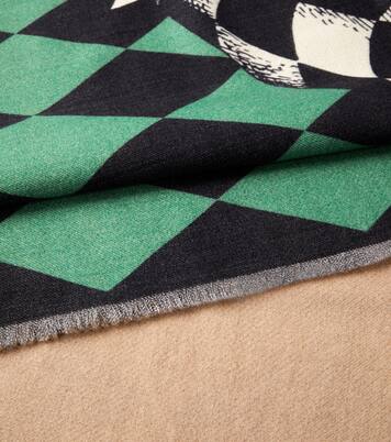 High Fidelity argyle wool blanket | Fornasetti