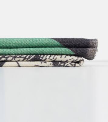 High Fidelity argyle wool blanket | Fornasetti