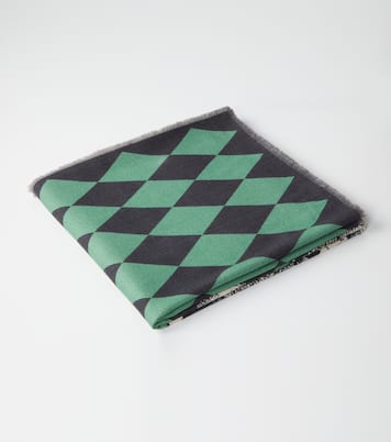 High Fidelity argyle wool blanket | Fornasetti