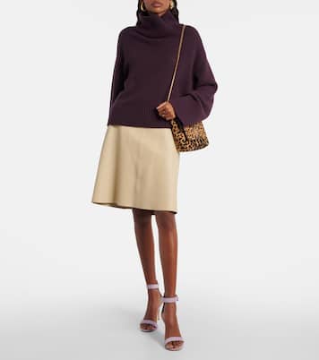 Sandalen Portofino 85 aus Veloursleder | Gianvito Rossi