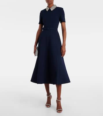 Xena embellished crêpe midi dress | Rebecca Vallance