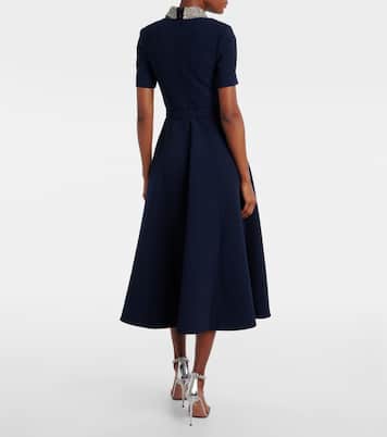 Xena embellished crêpe midi dress | Rebecca Vallance