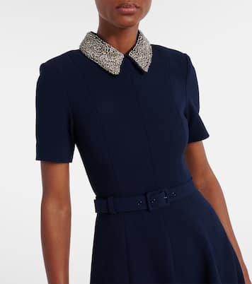 Xena embellished crêpe midi dress | Rebecca Vallance