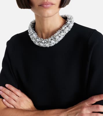 Ozelle embellished knitted crop top | Simkhai