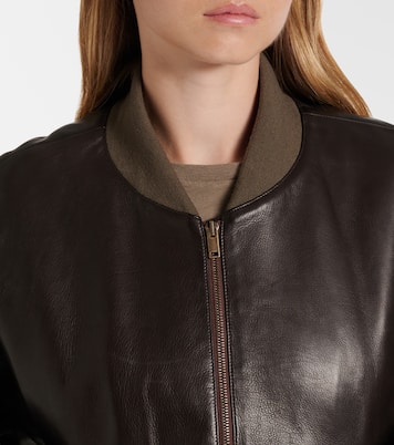 Morisel leather bomber jacket | The Row
