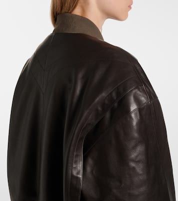 Morisel leather bomber jacket | The Row