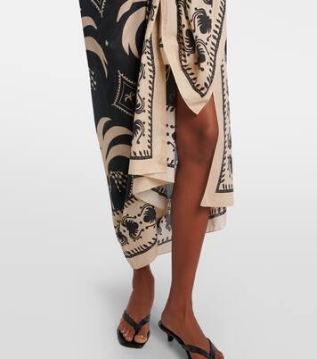 Printed cotton beach cover-up | Johanna Ortiz