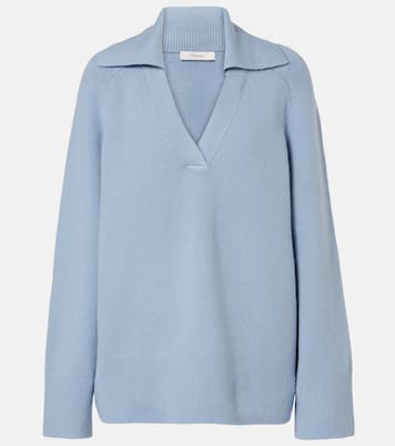 Wool and cashmere-blend polo sweater | Vince