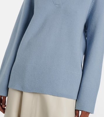 Wool and cashmere-blend polo sweater | Vince