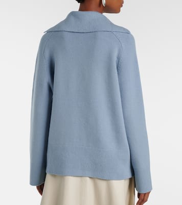 Wool and cashmere-blend polo sweater | Vince