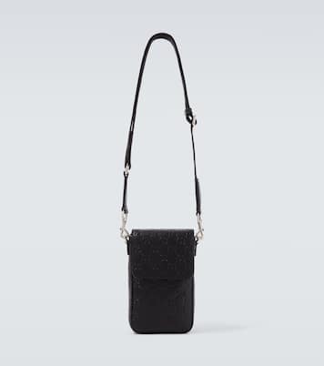 Smartphone-Etui GG Emblem aus Leder | Gucci