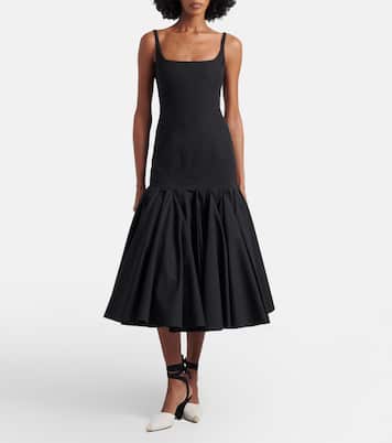Abito midi in popeline di cotone Agave | Jacquemus