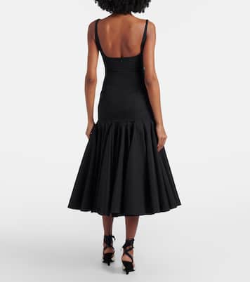 Abito midi in popeline di cotone Agave | Jacquemus