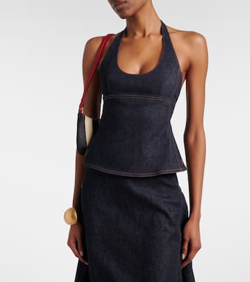 Top Lavoir de-Nîmes aus Denim | Jacquemus