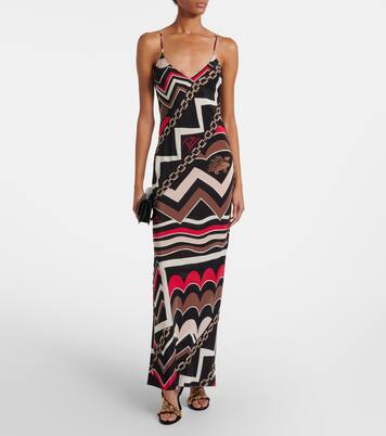 Sandalias de satén con cadena | Pucci