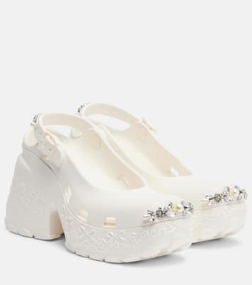 x Crocs embellished platform pumps | Simone Rocha