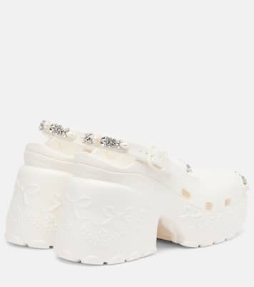 x Crocs embellished platform pumps | Simone Rocha