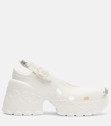 x Crocs embellished platform pumps | Simone Rocha