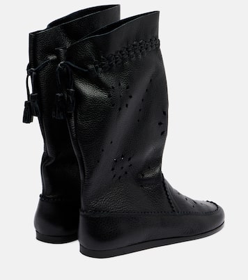 Welky laser-cut leather mid-calf boots | Isabel Marant