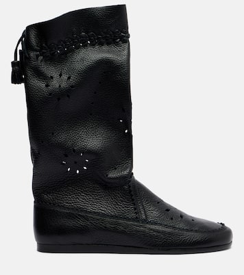 Welky laser-cut leather mid-calf boots | Isabel Marant