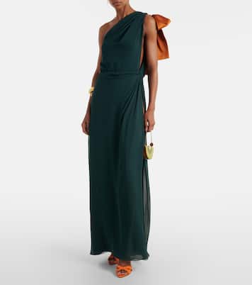 Pantoletten Kirat aus Crêpe-Satin | Saint Laurent