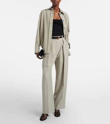 Fira leather-trimmed fishnet ankle boots | Souliers Martinez