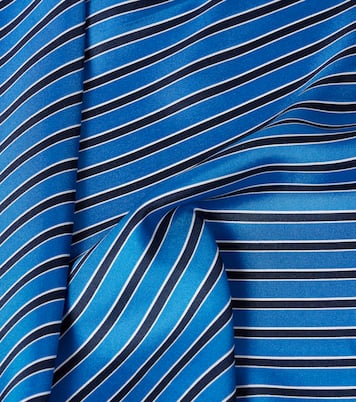 Foulard rayé en soie | Toteme