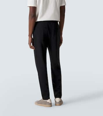 Cotton-blend jersey sweatpants | Brunello Cucinelli