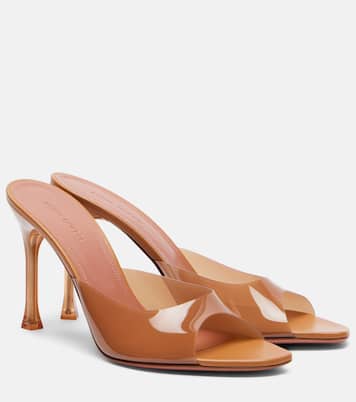 Alexa PVC mules | Amina Muaddi