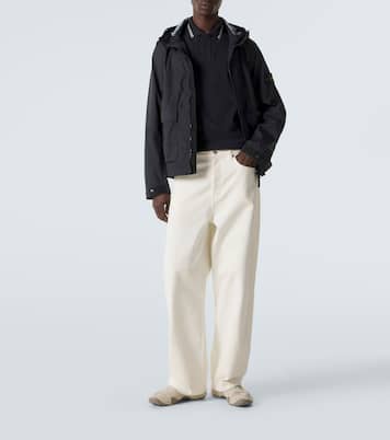 Compass cotton-blend piqué polo shirt | Stone Island