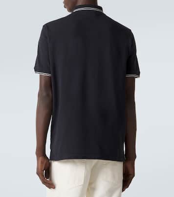 Compass cotton-blend piqué polo shirt | Stone Island