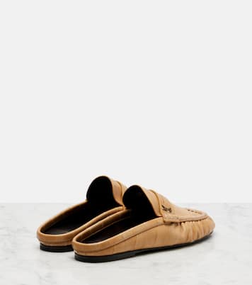 Mules Le Loafer de piel de anguila | Saint Laurent