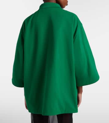 Mantel aus Baumwoll-Piqué | Prada