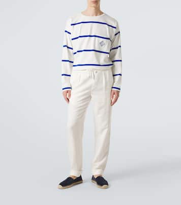 Striped cotton T-shirt | Ralph Lauren Purple Label