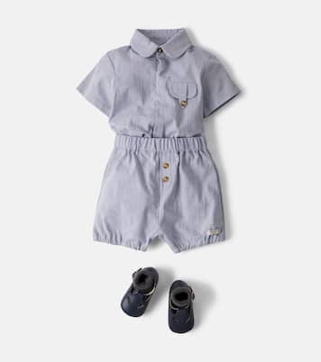 Baby Olean cotton-blend shorts | Donsje