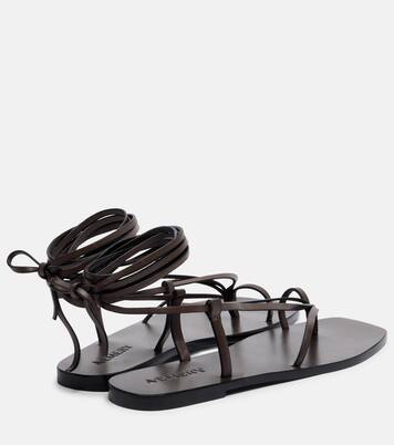Nolan leather thong sandals | A.Emery