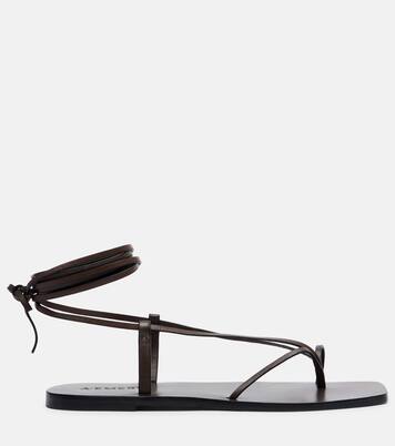 Nolan leather thong sandals | A.Emery