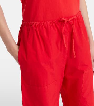 Kyoto cropped cotton wide-leg pants | Leset